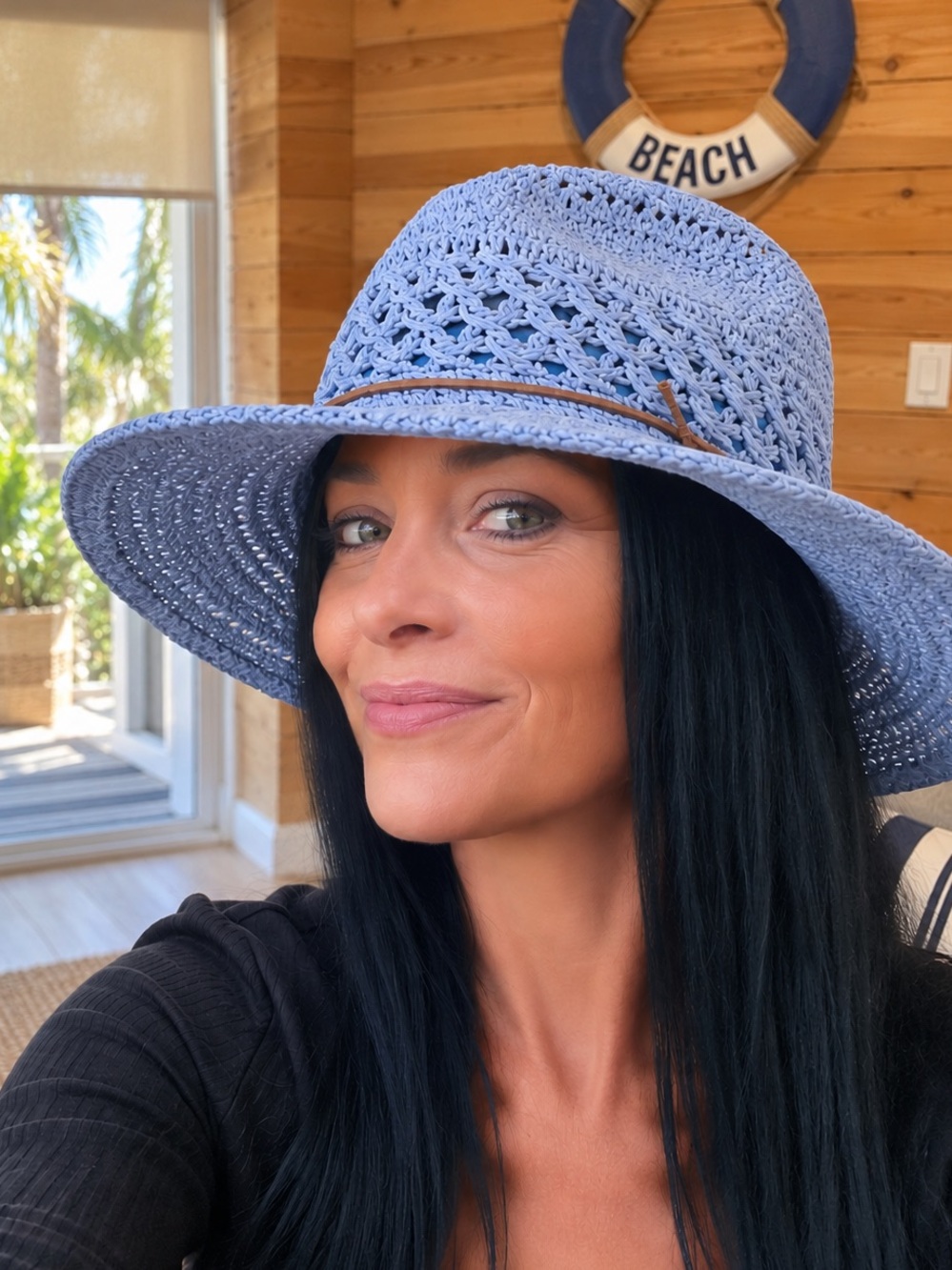 New! Vince Camuto Crochet Cowgirl Hat NWT
